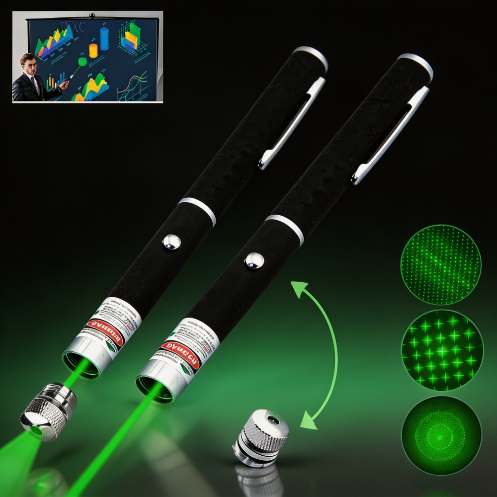 Laser Pointer Cat Toy Automatic - (لا يشمل البطاريات) مؤشر ليزر أخضر