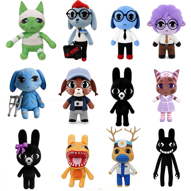 Dog Toys - دمية كلب أزرق محشوة ناعمة على
