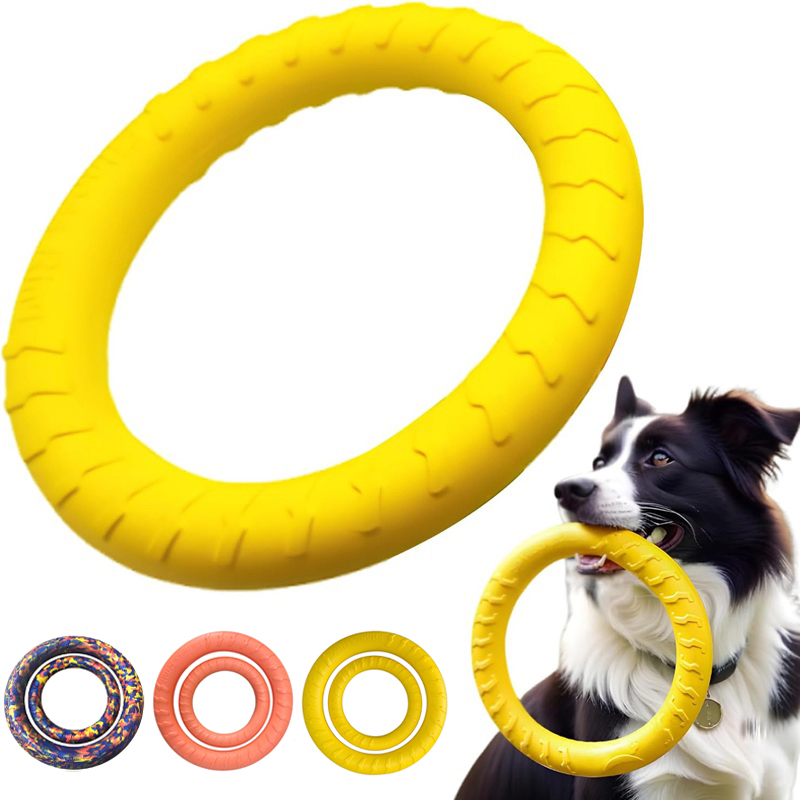 Flying Disc Dog Training Toy - ألعاب الكلاب، أقراص طائرة للحيوانات الأليفة،
