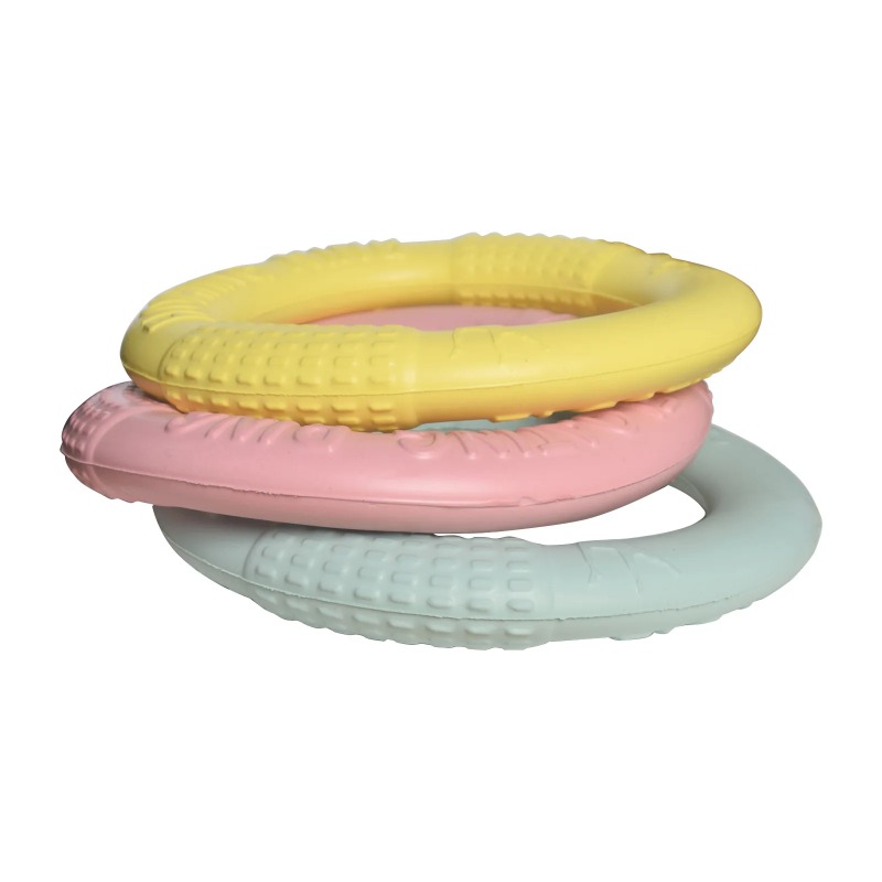 Flying Disc Dog Training Toy - ألعاب كلاب صغيرة للتدريب، حلقة سحب،