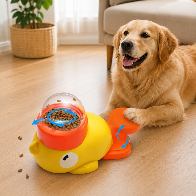 Dog Puzzle Feeder Toy - لعبة تدريب الحيوانات الأليفة التفاعلية على