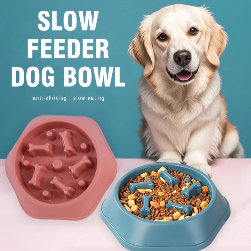 Dog Puzzle Feeder Toy - وعاء طعام للكلاب بطيء التناول مضاد