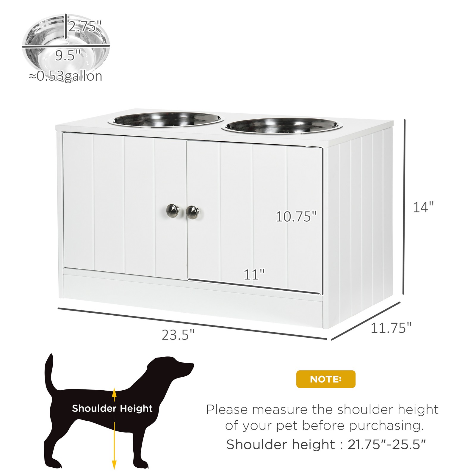 خزانة تخزين طعام الكلاب بباب م - مراجعة Pet Feeders وسعره