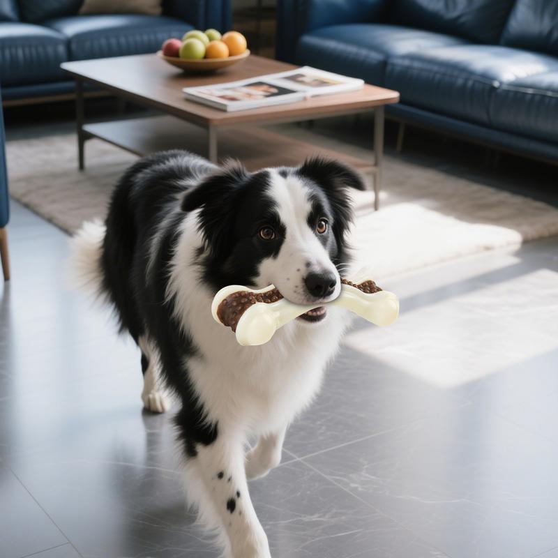 لعبة عظام الكلب، تنظيف تفاعلي  - مراجعة Teeth Cleaning Dog Chew Bone وسعره