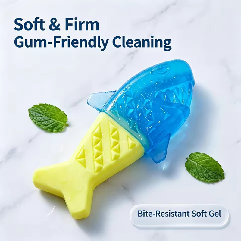 لعبة للكلاب على شكل عظمة سمكة  - مراجعة Teeth Cleaning Dog Chew Bone وسعره