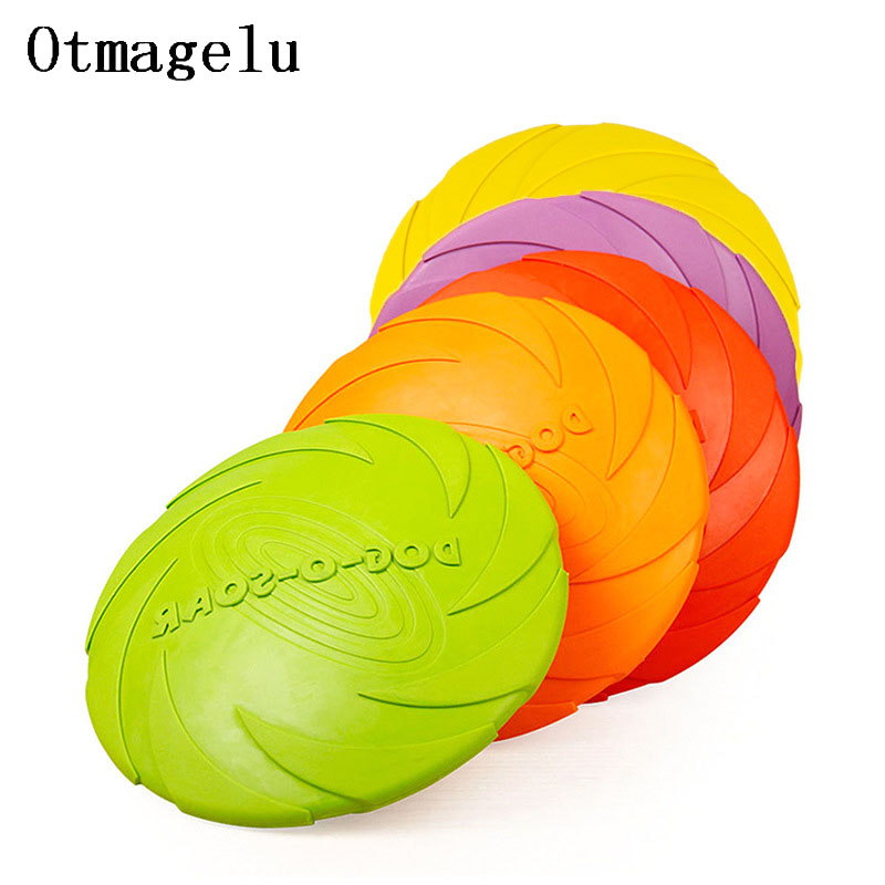 المطاط كلب تحلق أقراص الصحن لع - مراجعة Flying Disc Dog Training Toy وسعره