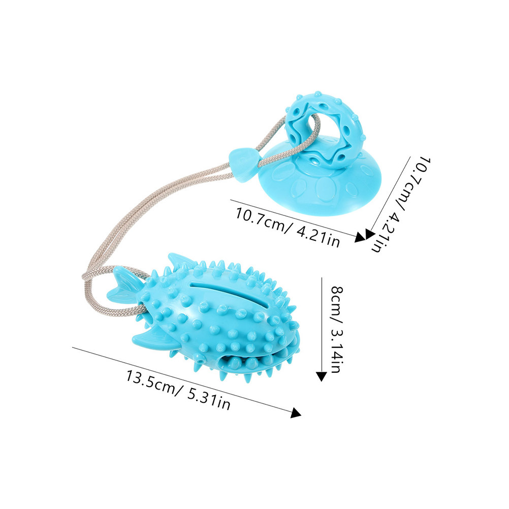 قطعتان من لعبة تدريب الكلاب ال - مراجعة Suction Cup Dog Tug Toy وسعره