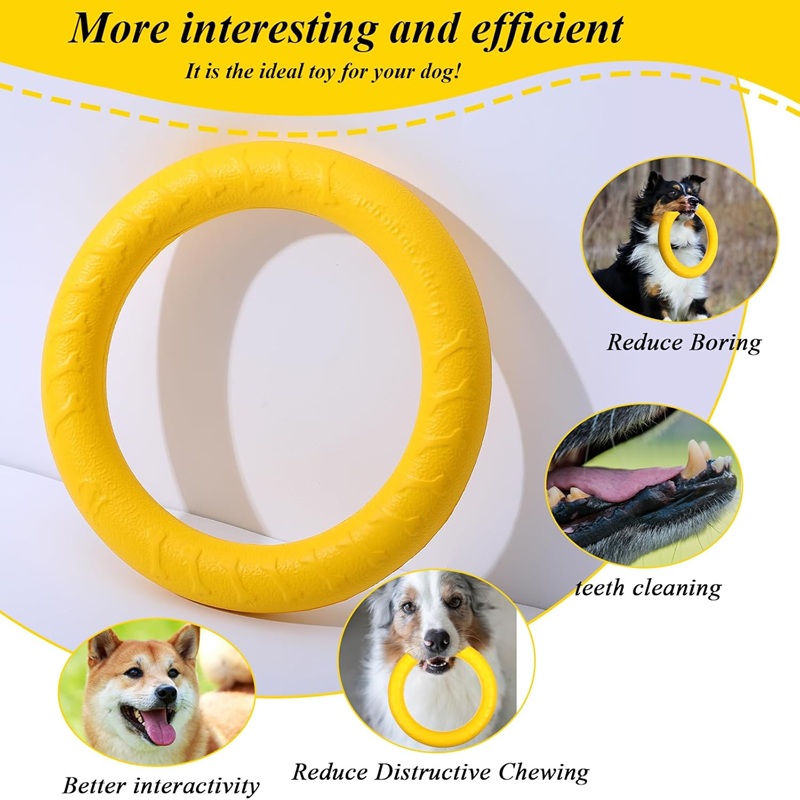 ألعاب الكلاب، أقراص طائرة للحي - مراجعة Flying Disc Dog Training Toy وسعره