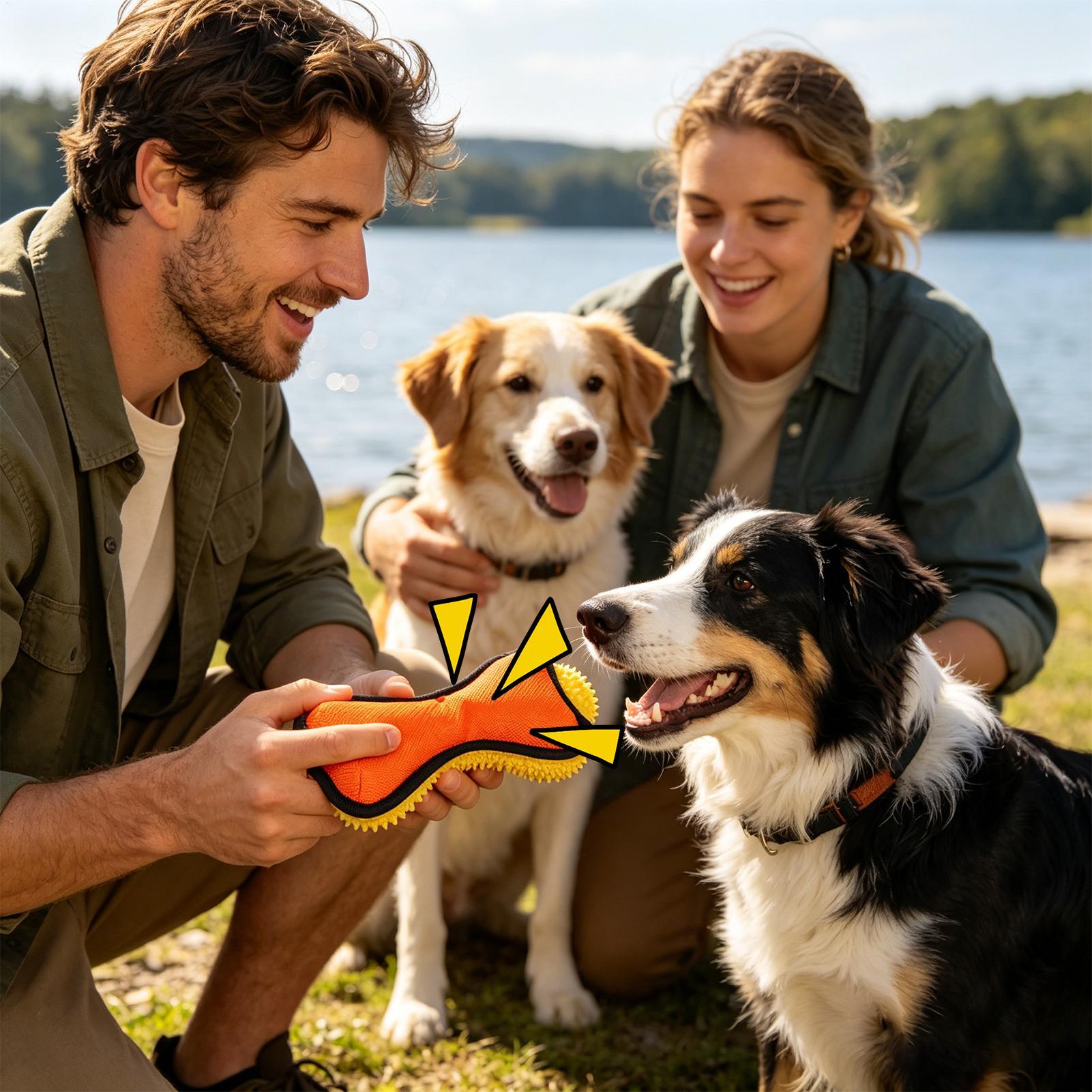 ألعاب مضغ للكلاب على شكل عظام  - مراجعة Teeth Cleaning Dog Chew Bone وسعره