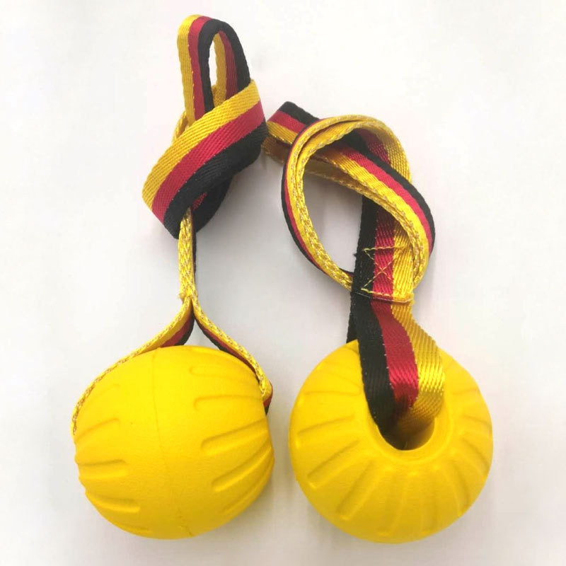 كرة لعبة تفاعلية للكلاب مع حبل - مراجعة Indestructible Dog Chew Toy وسعره