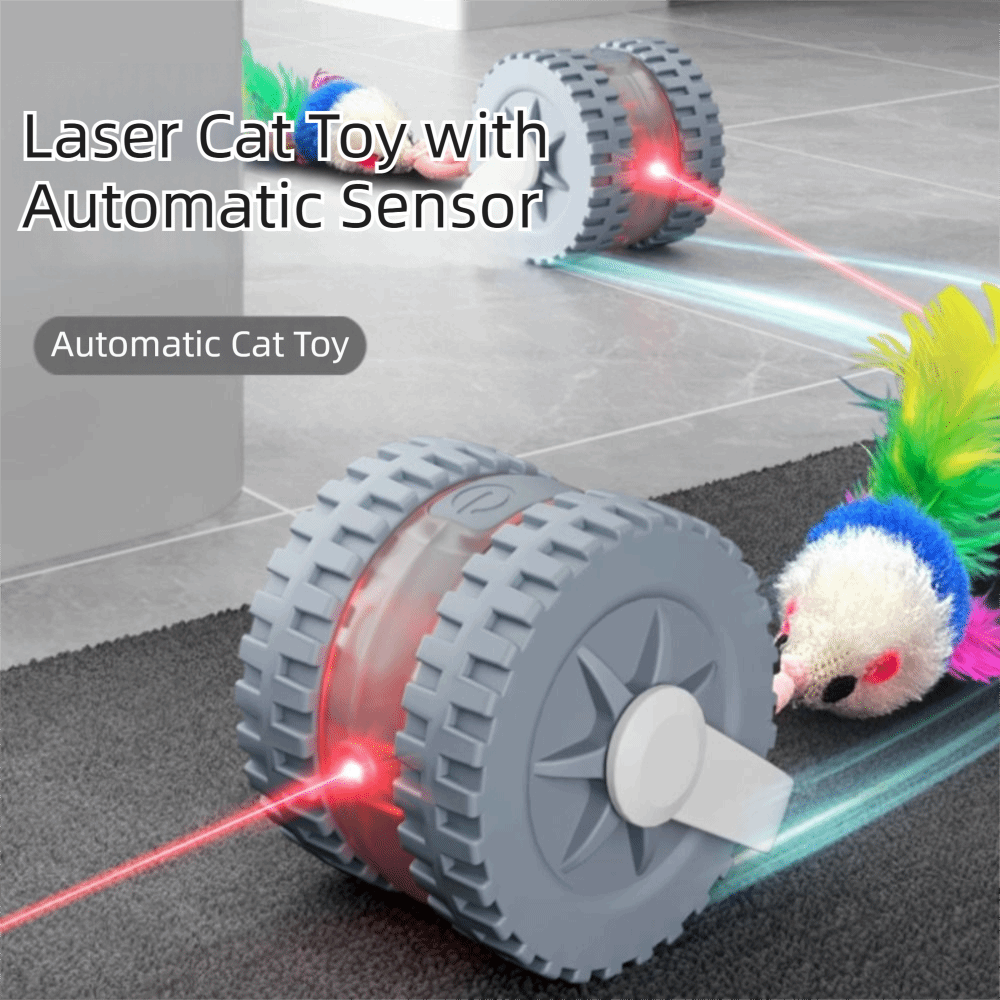 لعبة كرة القط الأوتوماتيكية ال - مراجعة Laser Pointer Cat Toy Automatic وسعره