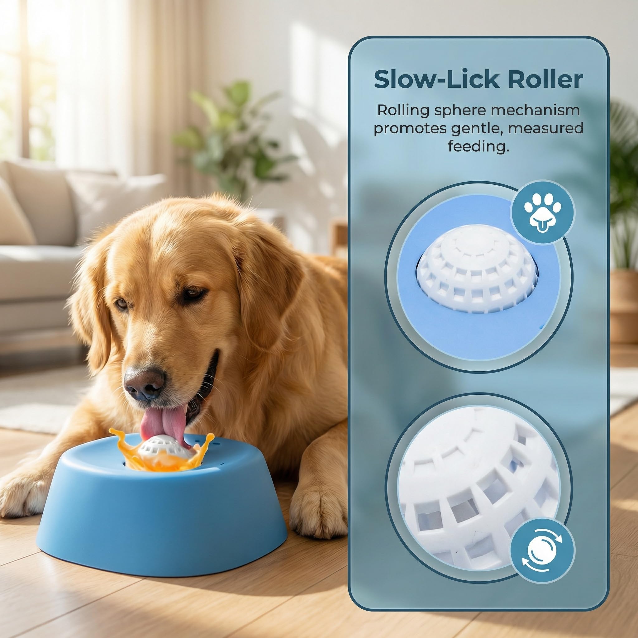 وعاء تغذية بطيء للكلاب مع كرة  - مراجعة Dog Puzzle Feeder Toy وسعره